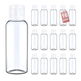 Transparentní polyetylenové dózy 16 ks uzavíracím víčkem