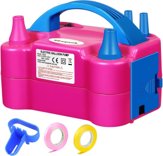 HXHWISE Elektrická pumpa na balónky 600 W, 220 V, přenosná OK0208