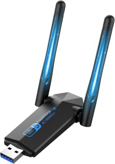 USB Wifi Dongle ElecMoga 5dBi Dual Band 5GHz USB Wifi 1300Mbps adaptér