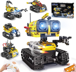 CUBIMANA Robotická stavebnice 5 v 1, RC + app, 560 dílů – od 10 let
