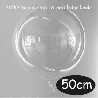 BOBO transparentní nafukovací koule 50 cm