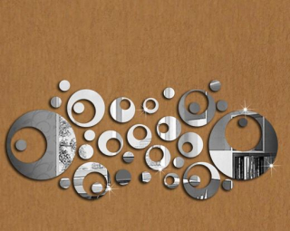 Zrcadlová samolepka na zeď motiv S05