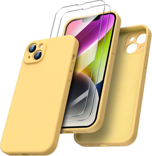 ORNARTO Silikonové pouzdro iPhone 14 Plus + 2× fólie OK0201